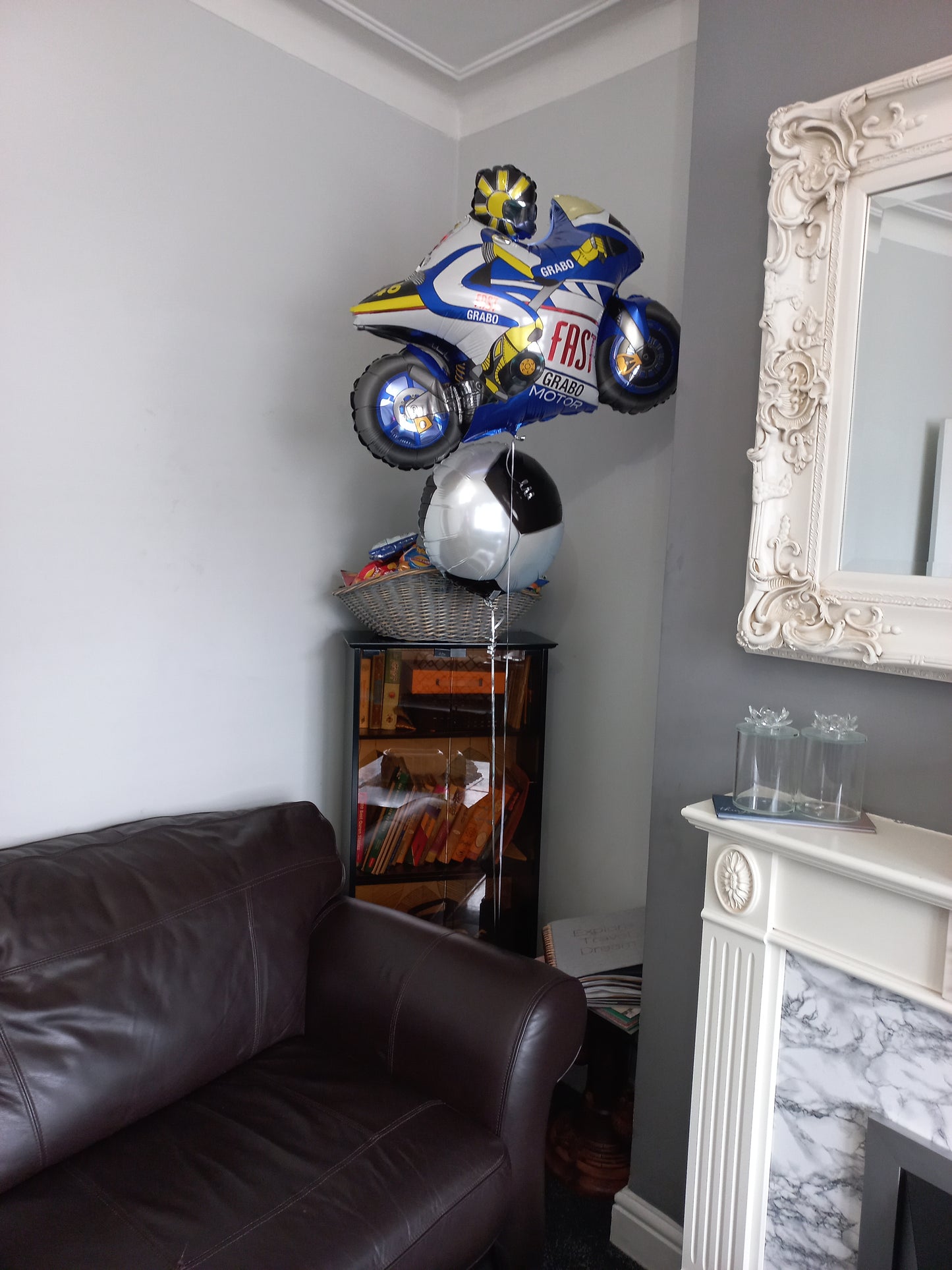 Bike and Ball Foil Balloons Bouquet