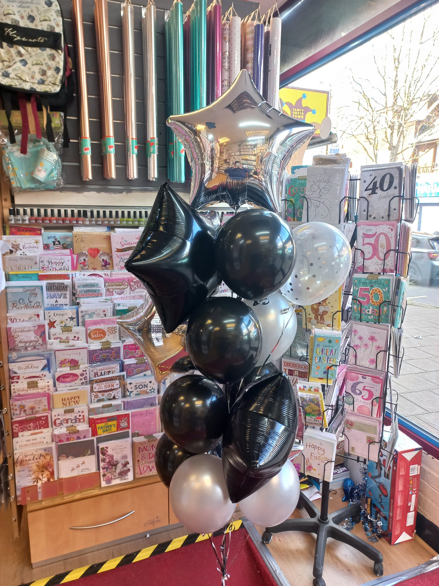 Star Foil with Latex Balloons Bouquet