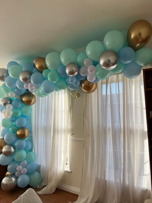 Chrome Latex Balloons Garland