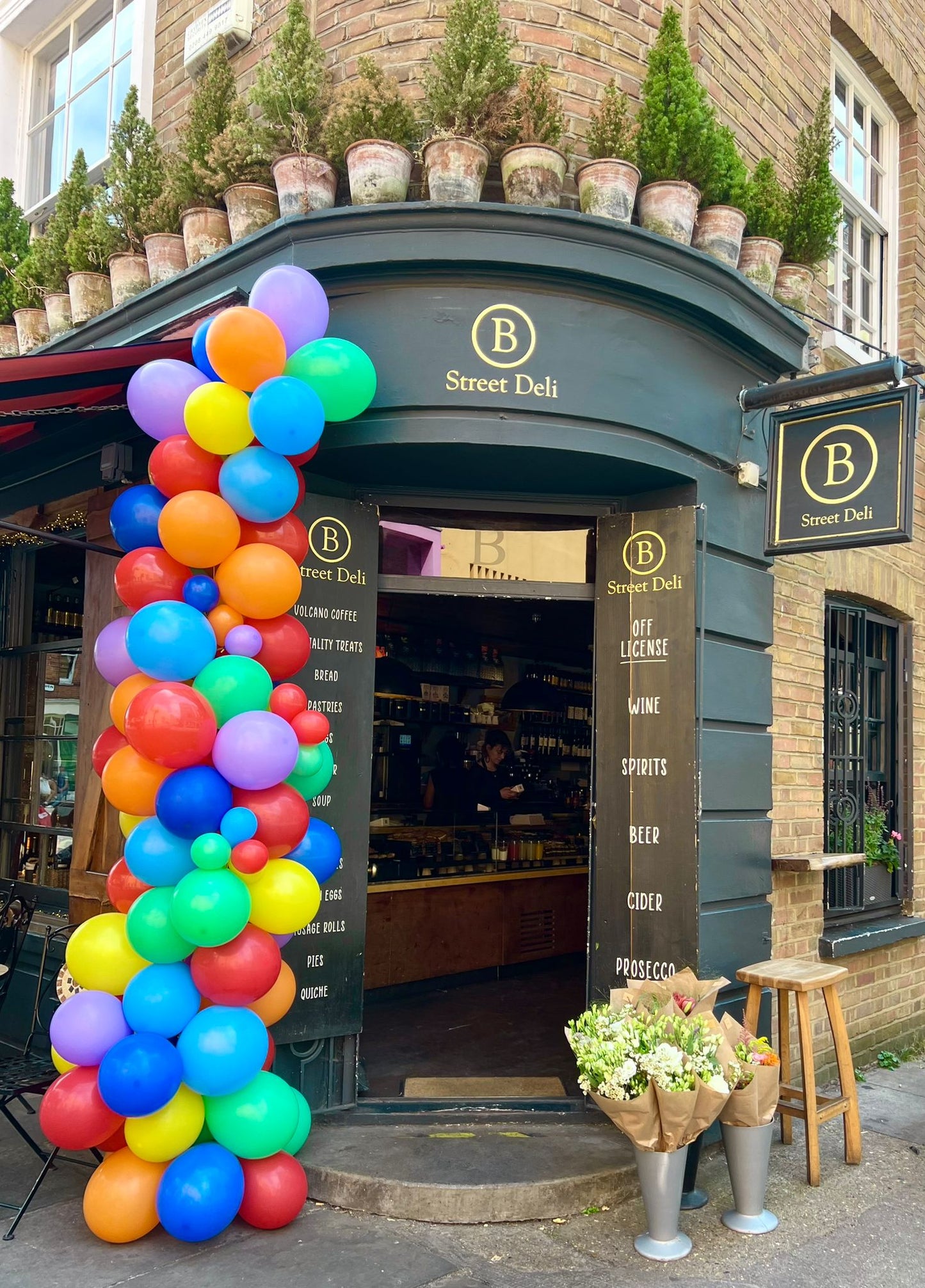Multi Color Latex Balloons Garland