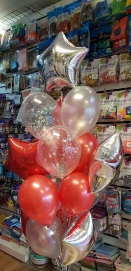 Latex and Foil Star Balloons