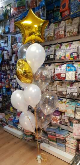 Latex and Foil Star and Heart Balloons