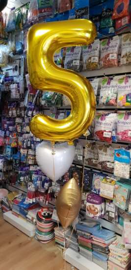 Number and Shape Foil Balloon