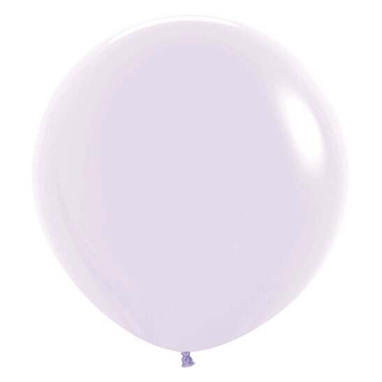 24 Inch Latex Helium Balloon   Pastel Lilac