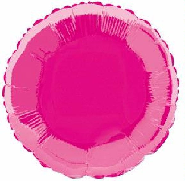 Pink Round Foil Helium Balloon